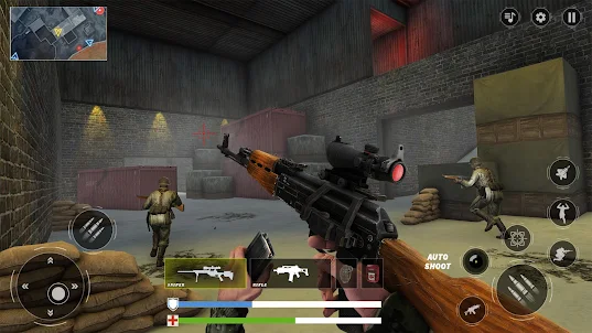 전쟁 저격수 시뮬레이션 총게임: 슈팅 저격수 게임