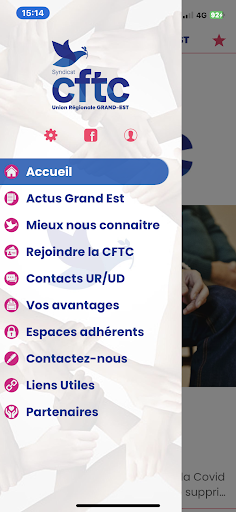 Android application CFTC Grand-Est screenshort