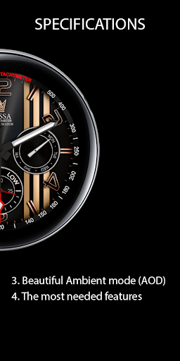 Messa Watch Face BN54 Chrono Screen 3