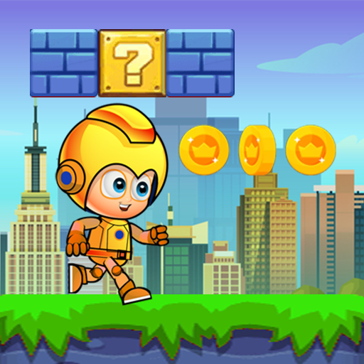 Robot Hero Boy Town Adventure logo