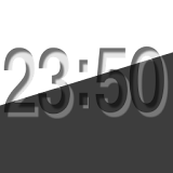 Emboss Clock Widget icon