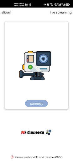 Android application Hi Camera screenshort