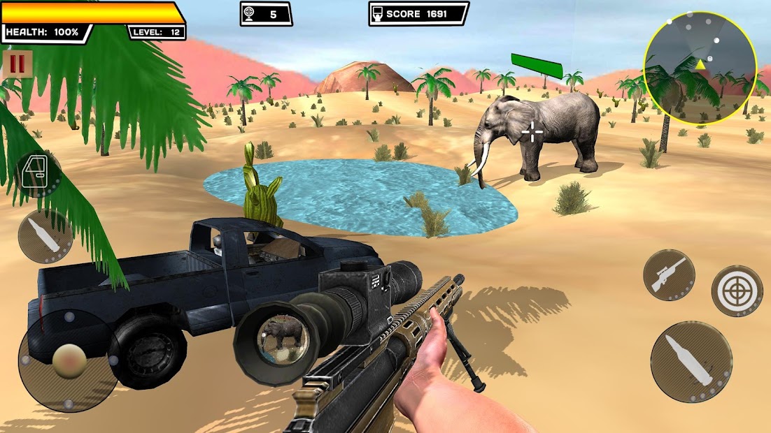 Captura de Pantalla 8 Caza de animales: tirador de acción armada Safari android