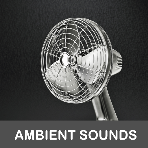 Ambient sleep sounds. Fan logo