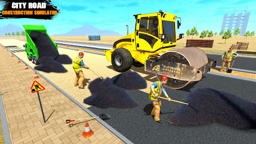 City Road Construction Games Android Game Screenshot 1