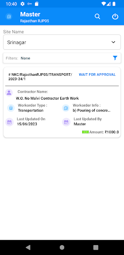 NKC Billing Screen 2