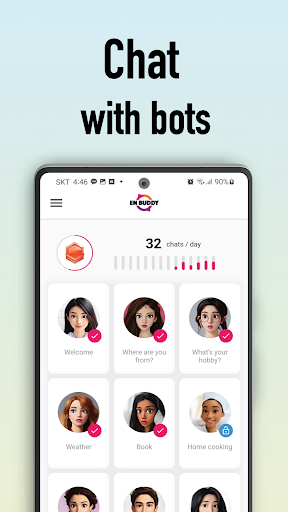 Android application EnBuddy - English AI Chatbot screenshort