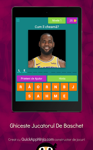 Ghiceste Jucatorul De Baschet