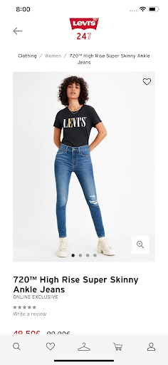 Levis 247 Screen 3