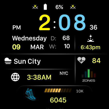 #3. NDW Simplex (Android) 由: NDAN WATCHFACES