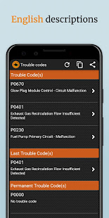 EOBD Facile - OBD2 ELM 327 car diagnostic scanner 3.35.0783 Screenshots 5