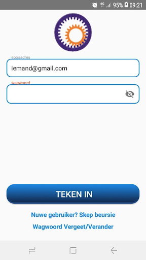 Android application dOra Digitale Beursie screenshort
