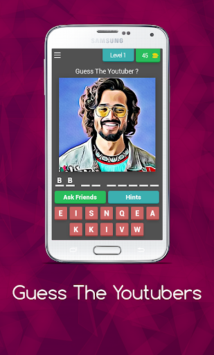 Android application Guess The Youtuber screenshort