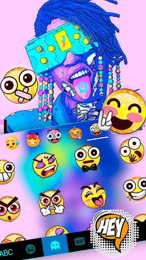 Bright Cyberpunk Keyboard Them Screen 3