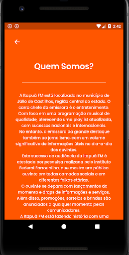 Itapuã FM Screen 3