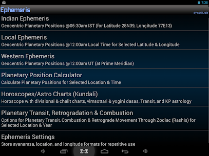 Ephemeris, logiciel d'astrologie APK (patché/complet) 1