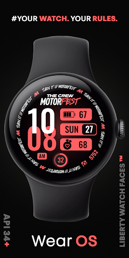 MOTORFEST Digital Watch Face