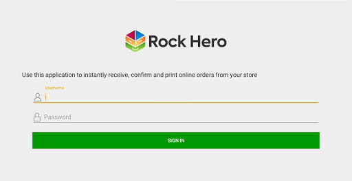 Android application Rock Hero Receiver screenshort