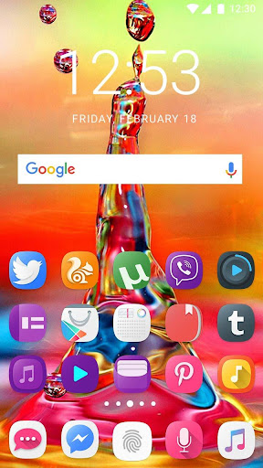 Theme of Motorola Moto E5 Play Screen 2