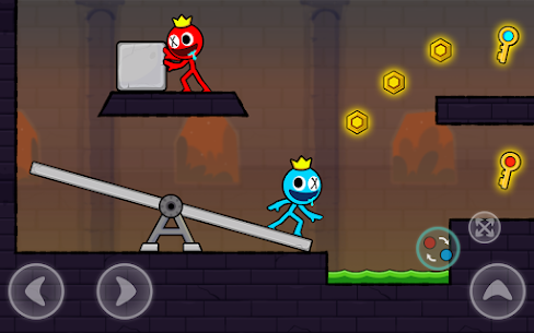 Red and Blue Stickman 2 MOD APK (Unlimited Skin, Lives) 18