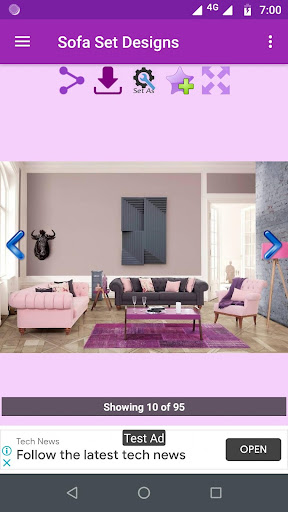 Sofa Set Designs Gallery Screenshot 4 - AppWisp.com