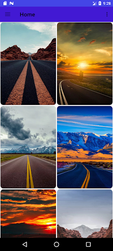 Android application Road Wallpaper 4K screenshort