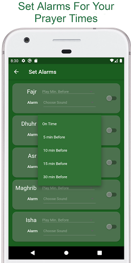 Salah Alarm : Prayer Times Screen 2