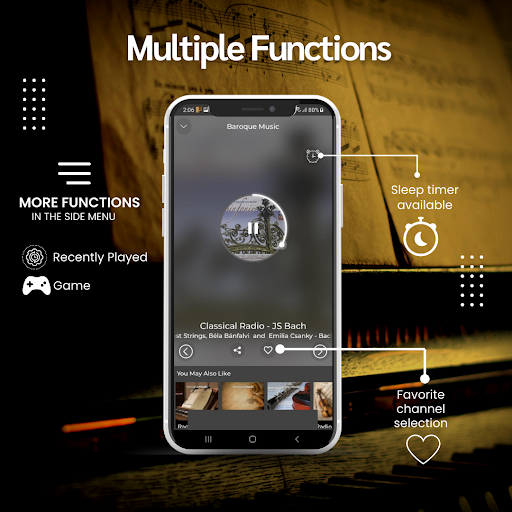 Screenshot of Baroque Music Radio - Adagios