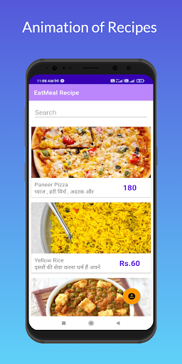 Eat Meal Recipe Screen 2