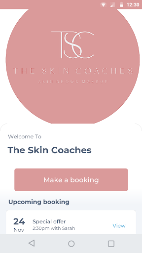 Android application The Skin Coaches screenshort