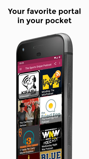 Android application The Sports Sniper Podcasts screenshort