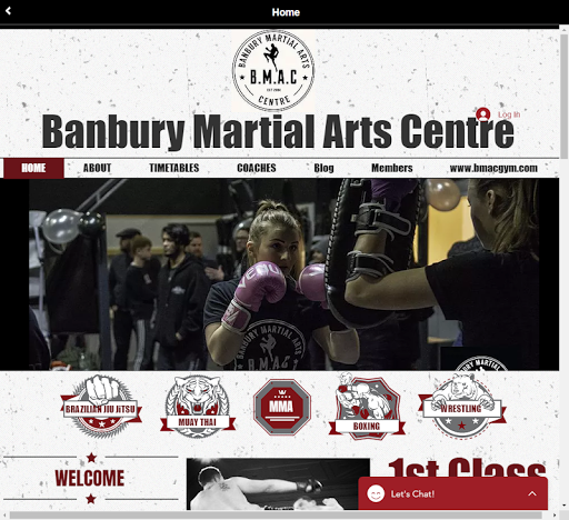 Banbury Martial Arts Centre Screen 2