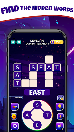 Game screenshot Connect letters - CosmiCross apk download