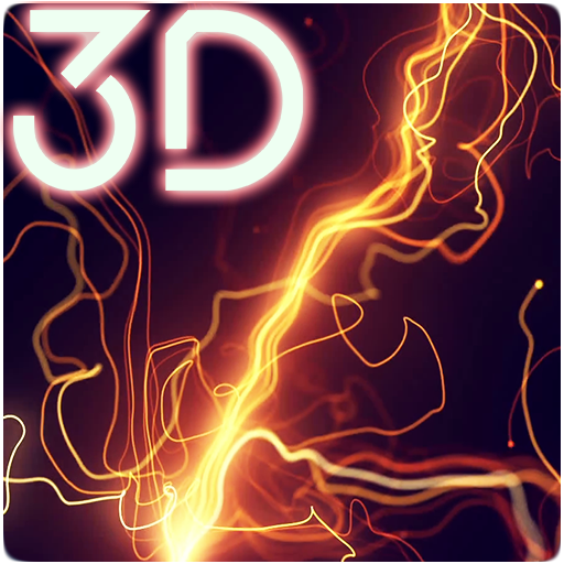 Flow Particles 3D Live Wallpap logo