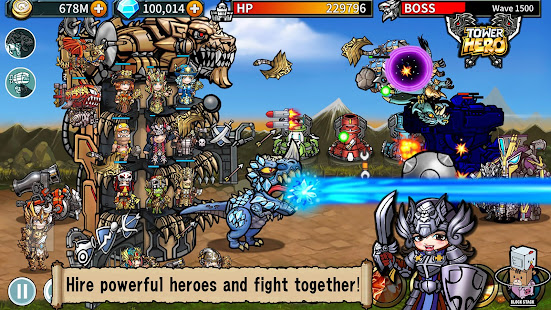 Tower Hero - Tower Defense screenshots 1
