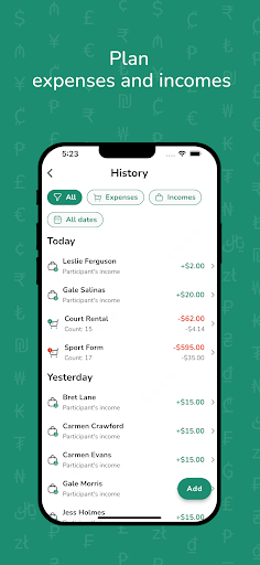 GroupWallet Screen 2