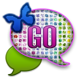 GO SMS - Diamond Rainbow Sky icon