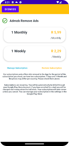 In-App purchases - Demo