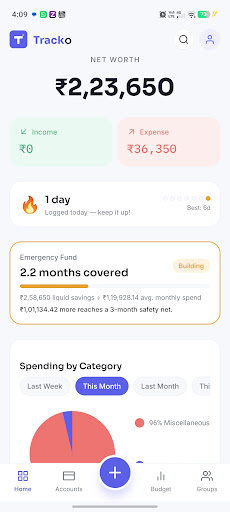 Tracko - Expense Tracker screenshot 1