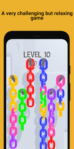 Sort Chain Color Link Puzzle