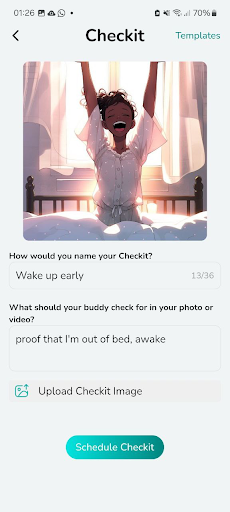 Checkit: Connect & Check Screen 3