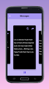 Captura 1 Purple heart day - National Pu android
