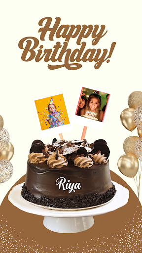 Android application Name On Birthday Cake & Photo screenshort