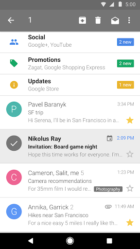 Gmail Go Gallery 3