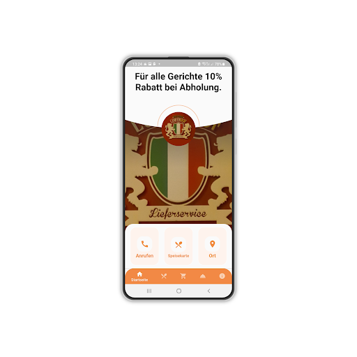 Android application Pizzaservice Löwenhof screenshort