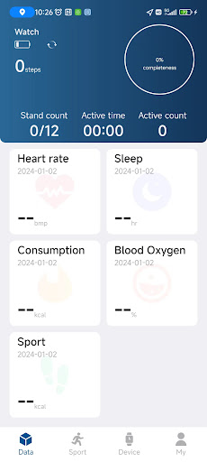 Android application Benio Fit screenshort
