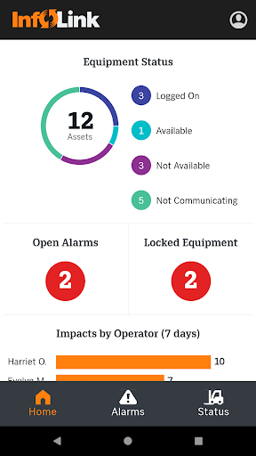 Android application InfoLink® Mobile App screenshort