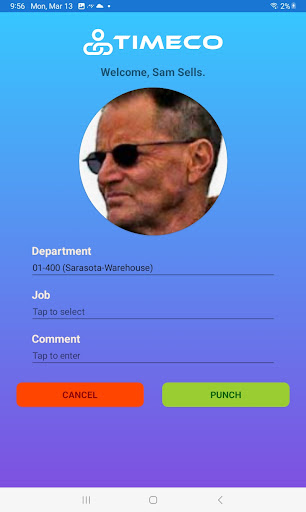TIMECO Tablet Screen 3