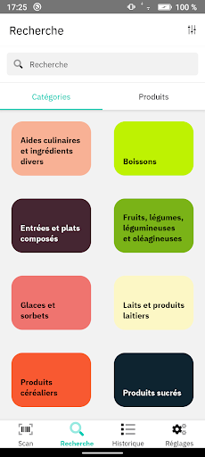 Android application Glimpact Scan screenshort