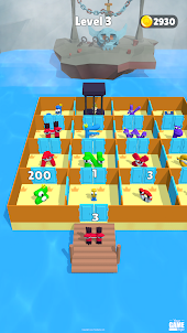 Alphabet War: Room Maze